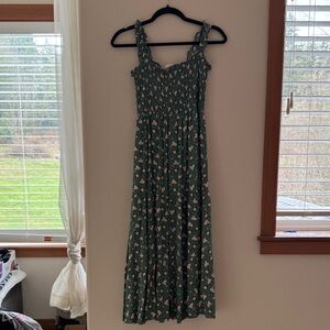 APRICOT Green Floral Maxi Dress